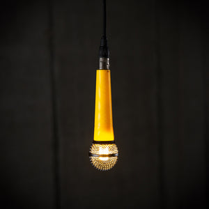 3D-Printed Microphone Pendant Lamp - Custom Colors and Grill