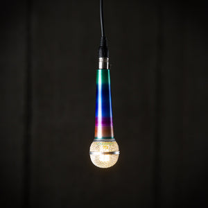 3D-Printed Microphone Pendant Lamp - Custom Colors and Grill