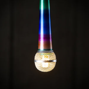 3D-Printed Microphone Pendant Lamp - Custom Colors and Grill