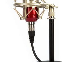 Studio Microphone Desk Lamp - Cherry Red - Microphone Mania