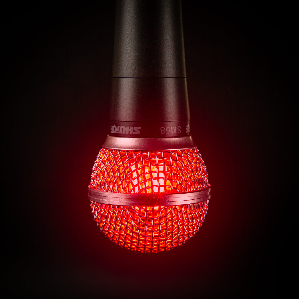 Hanging SM58 Lamp - On Air Edition - Microphone Mania